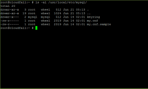 MySQL Server 5.7 Startup Problem on FreeBSD 10.2